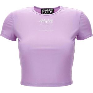Versace Jeans Couture, Dames, Tops, Paars, Maat: XL