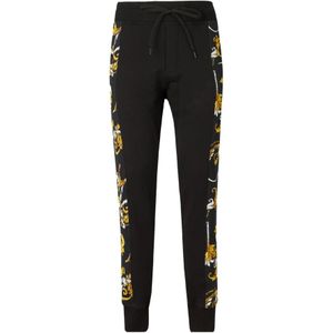 Versace Jeans Couture, Heren, Broeken, Zwart, Maat: M Katoen,