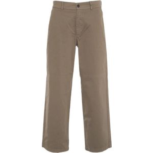 Mauro Grifoni, Heren, Broeken, Beige, Maat: L Katoen,