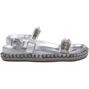 Christian Louboutin, Dames, Schoenen, Grijs, Maat: 38 EU