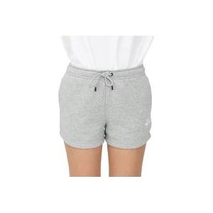 Nike Korte shorts van zacht materiaal voor vrouwen , Gray , Dames , Maat: L