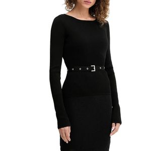 Patrizia Pepe, Dames, Truien, Zwart, Maat: XS Viscose,