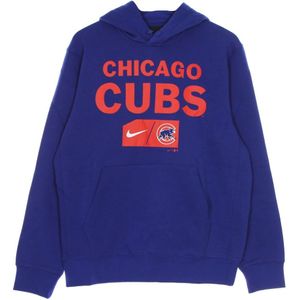 Nike, Heren, Sweatshirts & Hoodies, Blauw, Maat: L Katoen,