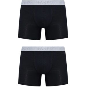 Hanro - Cotton Essentials - Korte Short - Zwart - 2 Pack
