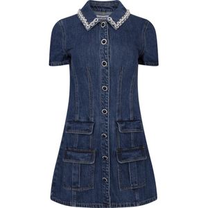Self Portrait - Overhemdjurk - Blauw - Katoen