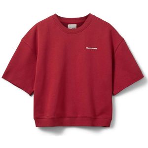 Sofie Schnoor - Eloise - Sweatshirt - Rood - Korte Mouwen - Loose Fit