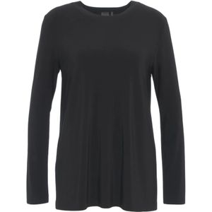 Norma Kamali, Dames, Tops, Zwart, Maat: M