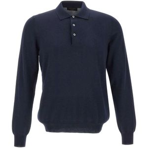 Gran Sasso, Heren, Truien, Blauw, Maat: S