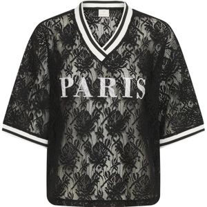 Kaffe, Dames, Blouses & Shirts, Zwart, Maat: XS Katoen,