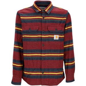 Carhartt Wip, Heren, Overhemden, Veelkleurig, Maat: M Flanel,