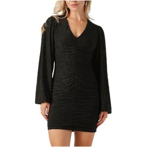 Refined Department - Eden - Mini Jurk - Zwart