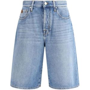 Jacob Cohën, Dames, Korte broeken, Blauw, Maat: W26 Denim,