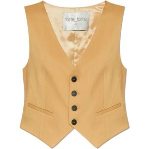 Forte Forte, Dames, Jassen, Beige, Maat: M Wol,