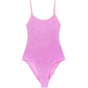 Hunza G, Dames, Badkleding, Roze, Maat: ONE Size Nylon,