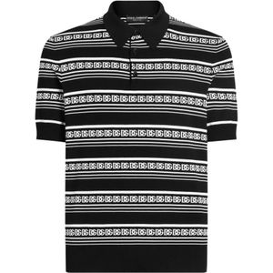 Dolce & Gabbana, Heren, Tops, Zwart, Maat: L Zijde,