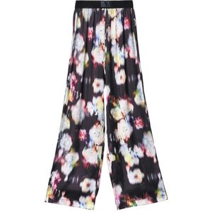 Gaëlle Paris, Dames, Broeken, Veelkleurig, Maat: S Satijn,