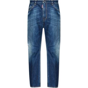 Dsquared2, Heren, Jeans, Blauw, Maat: XS Denim,