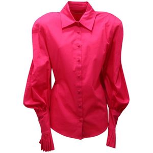 MVP wardrobe, Dames, Blouses & Shirts, Roze, Maat: M