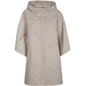 Max Mara, Dames, Jassen, Beige, Maat: ONE Size Poliester,