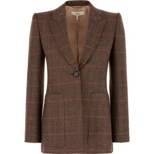 Chloé, Dames, Jassen, Bruin, Maat: S Wol,