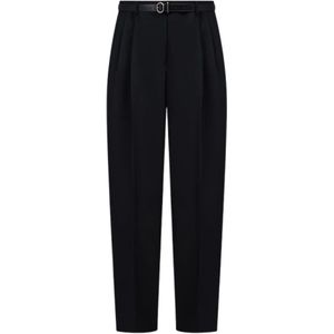 Jil Sander, Dames, Broeken, Zwart, Maat: XS