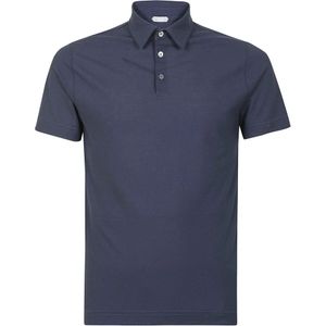 Zanone, Heren, Tops, Blauw, Maat: L Katoen,