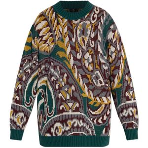 Etro, Dames, Truien, Veelkleurig, Maat: XS Wol,