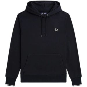 Fred Perry, Heren, Sweatshirts & Hoodies, Blauw, Maat: 2XL Katoen,