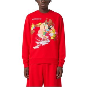 Iceberg, Heren, Truien, Rood, Maat: L Katoen,