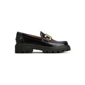 Tod's Loafers , Black , Dames , Maat: 38 1/2 EU