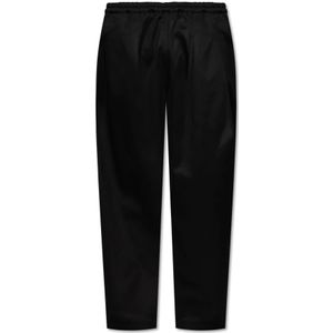 Maison Margiela, Heren, Broeken, Zwart, Maat: XS Katoen,