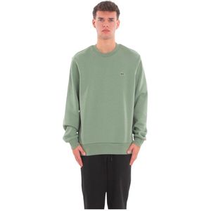 Lacoste, Heren, Sweatshirts & Hoodies, Groen, Maat: XL Fleece,