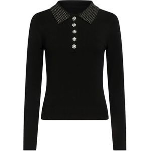 Fracomina, Dames, Truien, Zwart, Maat: XL Wol,