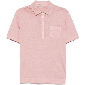 Massimo Alba, Heren, Tops, Roze, Maat: S Katoen,