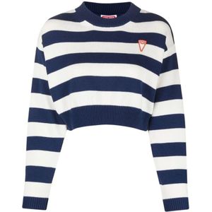 Kenzo, Dames, Truien, Blauw, Maat: M