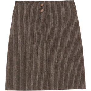 Ines de la Fressange Paris, Dames, Rokken, Bruin, Maat: XS Wol,