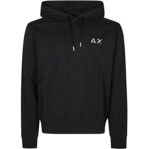 Sun68, Heren, Sweatshirts & Hoodies, Zwart, Maat: M