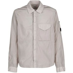 C.p. Company, Heren, Overhemden, Beige, Maat: L