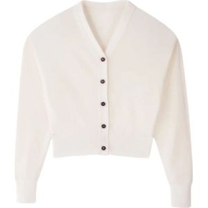 Jacquemus, Dames, Truien, Wit, Maat: 2XS Wol,