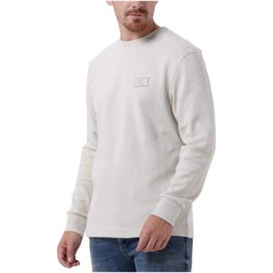 Calvin Klein, Heren, Truien, Beige, Maat: S