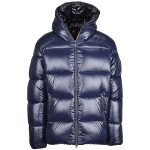 Save The Duck, Heren, Jassen, Blauw, Maat: 2XL Nylon,