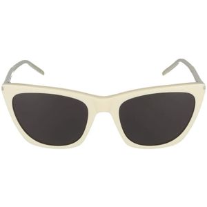 Saint Laurent, Dames, Accessoires, Beige, Maat: 55 MM Nylon,