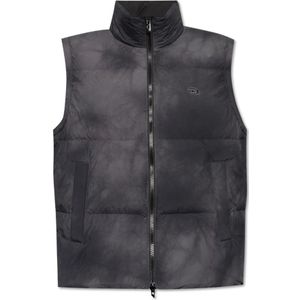 Diesel, Heren, Jassen, Grijs, Maat: 2XL Polyamide,