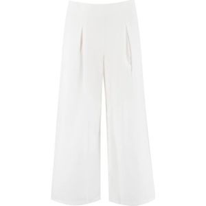 Ermanno Scervino, Dames, Broeken, Wit, Maat: S Katoen,