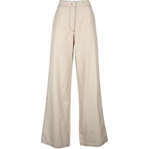 Sunnei, Dames, Broeken, Beige, Maat: M Katoen,
