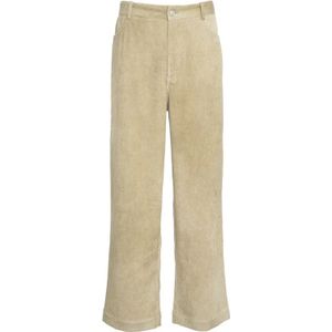 Roberto Collina, Heren, Broeken, Beige, Maat: S Corduroy,