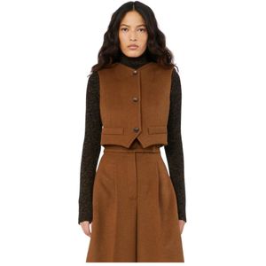 Max Mara, Dames, Jassen, Bruin, Maat: XS