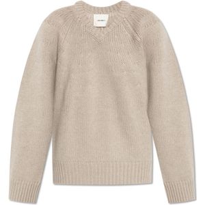 Lisa Yang, Dames, Truien, Beige, Maat: XS Kasjmier,