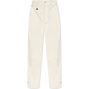 Dolce & Gabbana, Heren, Broeken, Beige, Maat: M Katoen,