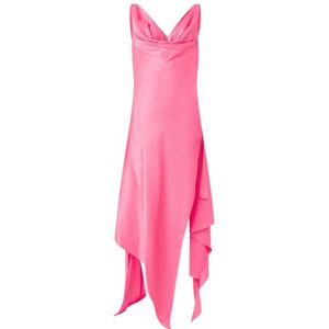 Roberto Cavalli, Dames, Jurken, Roze, Maat: M Zijde,